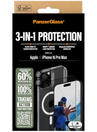 Panzerglass Iphone 16 Pro Max 6.9'' 3-in-1 Protection Bundle