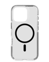 Tech21 Evo Crystal Cover Iphone 16 Pro Crystal Magsafe Black