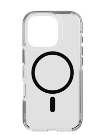 Tech21 Evo Crystal Cover Iphone 16 Pro Crystal Magsafe Black 