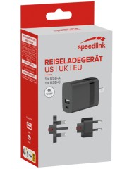 Speedlink Travel Charger Usb-a & Usb-c 15w For ...