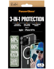 Panzerglass Iphone 16 Pro 3-in-1 Privacy Bundle