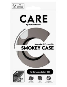 Care By Panzerglass Flagship Case Urban Combat Smokey W. Black Qi Compatible Samsung Galaxy S 2025 