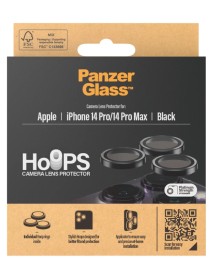 Panzerglass Hoops Camera Lens Protector Iphone 14 Pro/14 Pro Max Black 