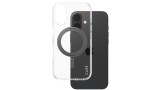 Care By Panzerglass Feature Case Transparent W. Black Kickstand & Magsafe Iphone 16
