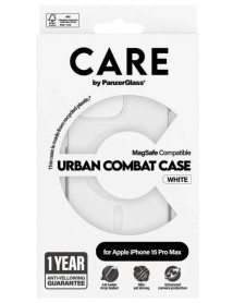 Care By Panzerglass Case Transparent W. White Magsafe Iphone 15 Pro Max 