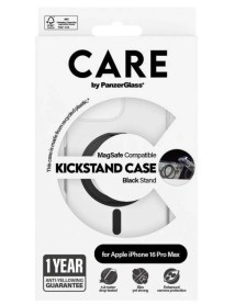 Care By Panzerglass Case Transparent W. Black Magsafe Iphone 16 Pro Max 