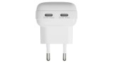 Dbramante1928 Re-charge Pro Eu Flat Wall Charger 2xusb-c 20w-w