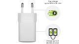 Dbramante1928 Re-charge Wall Charger Gan Usb-c+usb-a 25w+18w Eu White