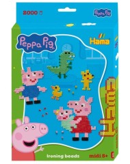 Hama Midi Hanging Box Peppa Pig + Little Sister (387976)