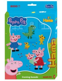 Hama Midi Hanging Box Peppa Pig + Little Sister (387976) 