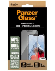 Panzerglass Screen Protection Iphone 16e - 14 - 13 - 13 Pro Ultra-wide Fit 