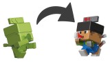 Figurina Joc Minecraft Mini Mode Potion Brewing Slimy Brew Red (jcd11)