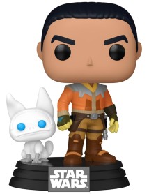 Funko Pop & Buddy Disney Star Wars Rebels Ezra Bridger With Loth Cat (special Edition) #756 Bobble-head 