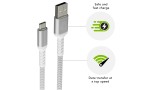 Dbramante1928 Re-charge Pro Braided Cable Usb-a To Usb-c, 1.2m White