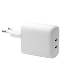 Dbramante1928 Re-charge Pro Eu Wall Charger 2x Usb-c 30w - White 