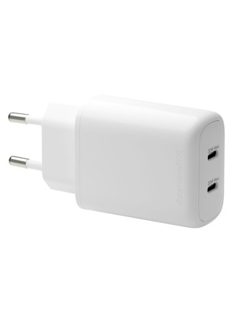 Dbramante1928 Re-charge Pro - Eu Wall Charger 2x Usb-c 20w - White