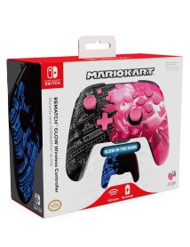 Pdp Rematch Wireless Controller Grand Prix Peach Licensed 