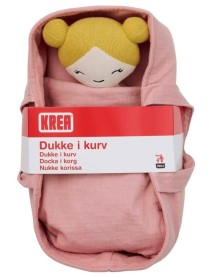 Krea Doll In Basket (36-2038) 