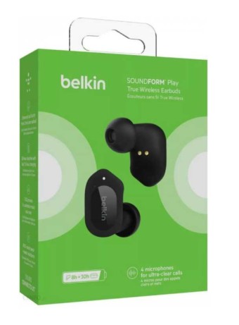 Joc Belkin Soundform Play True Wireless Earbuds Black