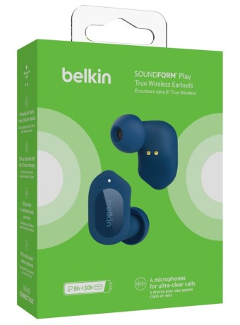 Joc Belkin Soundform Play True Wireless Earbuds Blue