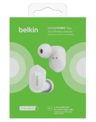 Belkin Soundform Play True Wireless Earbuds White