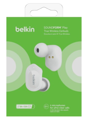 Joc Belkin Soundform Play True Wireless Earbuds White