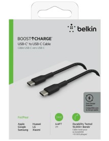 Belkin Boost Charge Usb-c To Usb-c Braided 2m Black 