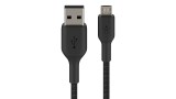 Belkin Boost Charge Micro-usb To Usb-a Cable Braided 1m Black