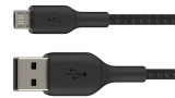 Belkin Boost Charge Micro-usb To Usb-a Cable Braided 1m Black