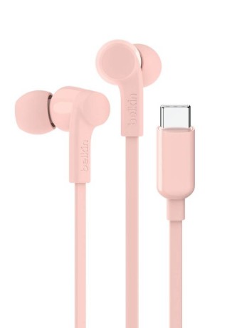 Joc Belkin Usb-C Earbuds W/adjustable Volume Limiter Pink