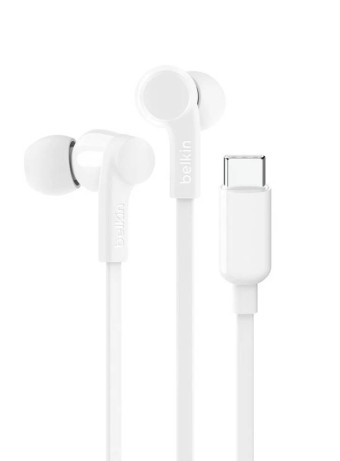 Joc Belkin Usb-C Earbuds With Adjustable Volume Limiter White