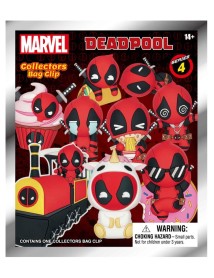 Monogram Marvel Deadpool 3d Foam Bag Clips 