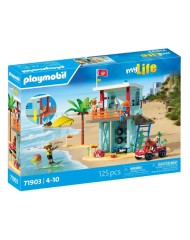 Playmobil My Life Lifeguard Tower With Beach Buggy (71903)