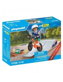 Playmobil My Life Skateboarder With Ramp (71798) 