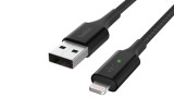 Belkin Smart Led Usb-a To Lightning Cable, Black