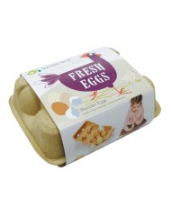 Tender Leaf Wooden Eggs In Tray (tl8285)