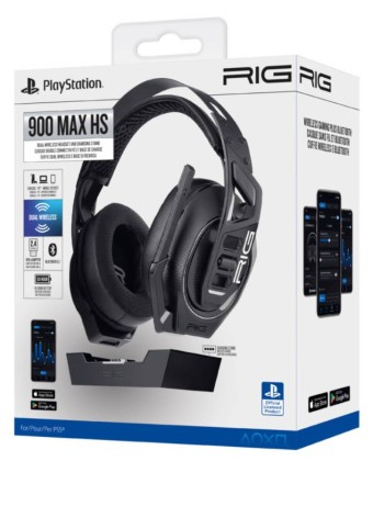 Nacon Rig Wireless Headset 900 Max Hs Black pentru PC / PS4 / PS5