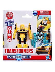 Transformers Evergreen Cyberworld Armored Cyber Changers Armor Bumblebee (g1045) 
