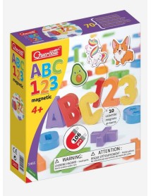 Quercetti Magnets Abc & 123 (qu-5465) 