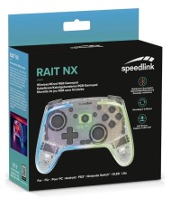 Speedlink Rait Nx Rgb Gamepad Wireless/wired Clear Transparent