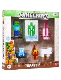 Minecraft 3d Figure 6 Pack Deluxe Box Random (2060mc) 