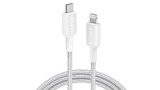 Anker 322 Usb-c To Lightning Cable (6ft Braided) White