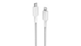 Anker 322 Usb-c To Lightning Cable (3ft Braided) White