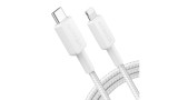 Anker 322 Usb-c To Lightning Cable (3ft Braided) White