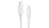 Anker 322 Usb-c To Lightning Cable (3ft Braided) White