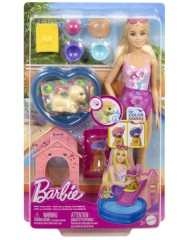Barbie Puppy Pool Party Aloha Blonde (jbf35)