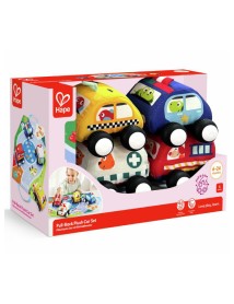 Hape Pull-back Plush Car Set (87-0076) 