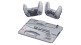 Imp Tech Dlx+led Multi Function Charge And Cool Stand 30th Anniversary Limited Edition Grey pentru PS5