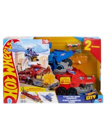Hot Wheels City Ultimate Dual Dragon Hauler (jbm72) 