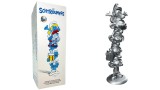 Figurina Statueta The Smurfs Resin Smurfs Column Silver Limited Edition 50 Cm